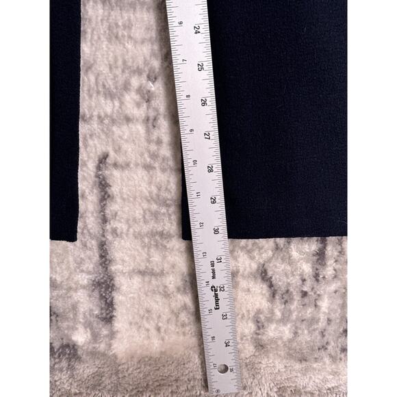 Enza Costa Jumpsuit 2 / US Medium Womens Blue Crepe Wrap Front Wide Leg - Picture 5 of 8